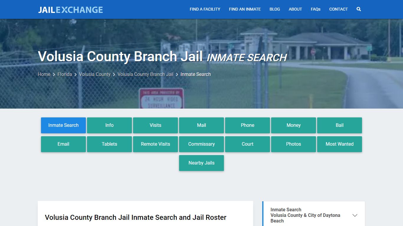 Inmate Search: Roster & Mugshots - Volusia County Branch Jail, FL
